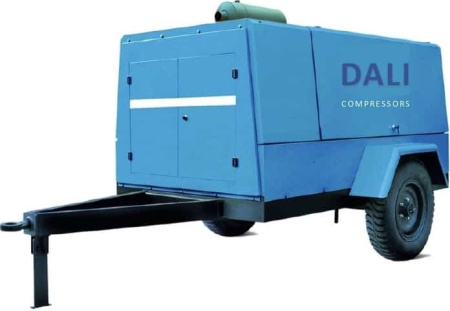 Передвижной компрессор Dali DLDY-185/13GA-F